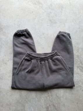 Men’s Large Dark Gray Comfrt Heavy Cotton Sweatpants